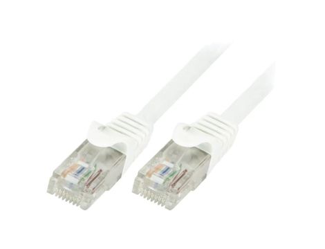 CP2111U Patch cord U/UTP 6 linka CCA PVC biały 20m 24AWG