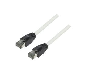 CQ8052S Patch cord S/FTP Cat 8.1 linka Cu LSZH szary 2m 26AWG Żyły: 8