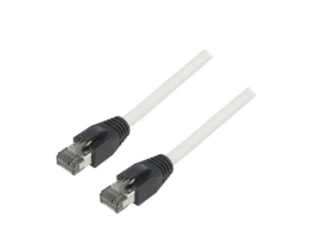 CQ8052S Patch cord S/FTP Cat 8.1 linka Cu LSZH szary 2m 26AWG Żyły: 8