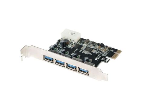 PC0057A Karta komputerowa: PCIe, RJ45 gniazdo x4, USB 3.0