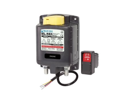 ML-RBS zdalny wyłącznik akumulatora Blue Sea ze zwalnianiem ręcznym i auto 12V DC 500A