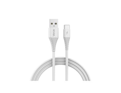 Kabel USB - USB typ C 2m biały VA0289 Vayox