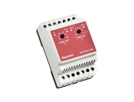 Termostat RAYCHEM DIN RAYSTAT-M2 0C–+10C 230V AC IP20 do ochrony schodów, ramp i rynien