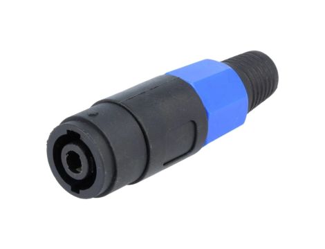 Wtyk głośnikowy męski z odgiętką 4-pin na przewód FM1255