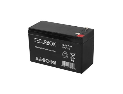Akumulator bezobsługowy AGM do zasilacza UPS 12V 7h SECURBOX