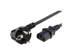 SN311-3/10/10BK Kabel: 3x1mm2, CEE 7/7 (E/F) wtyk kątowy,IEC C13 żeński