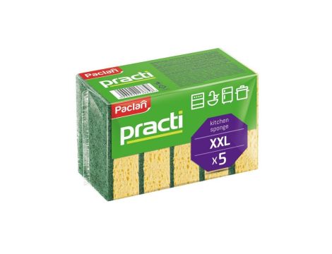Practi gąbki do naczyń Paclan 5szt