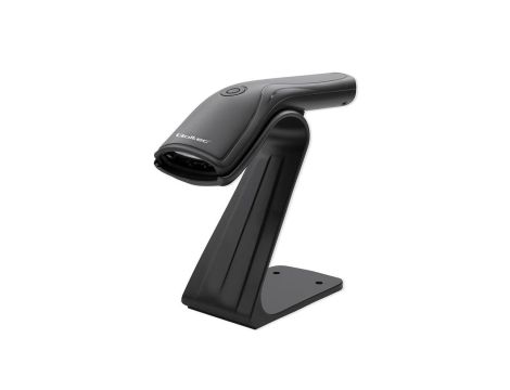 Qoltec Skaner czytnik kodów kreskowych + stojak na skaner 1D USB
