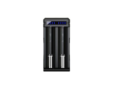 Szybka ładowarka do akumulatorów cylindrycznych Li-ion 18650 Xtar SC2 USB-C