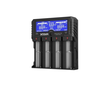 Ładowarka do akumulatorów cylindrycznych li-ion 18650 Xtar VP4L+ Dragon