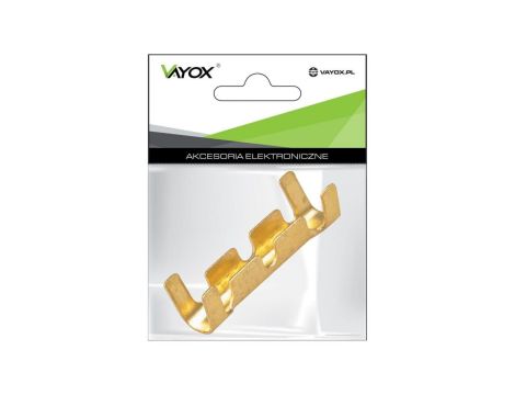Konektor nieizolowany dwustronne U 0.3-1.5mm2 miedziany (5szt) VA0296 Vayox