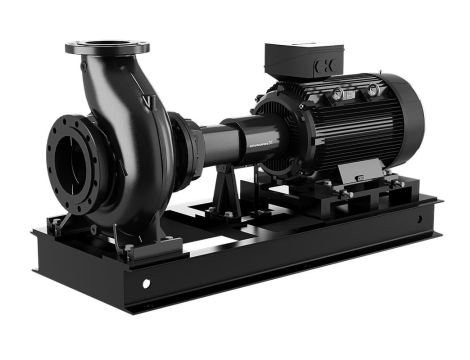 Grundfos - Jednostopniowa pompa odśrodkowa z wlotem osiowym i sprzęgłem NK 125-200/196-182 BA2F2AESBAQEIW5 98760186