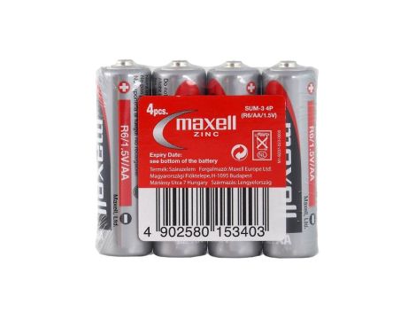 Bateria cynkowo-węglowa R6 / AA 1,5V /4szt./