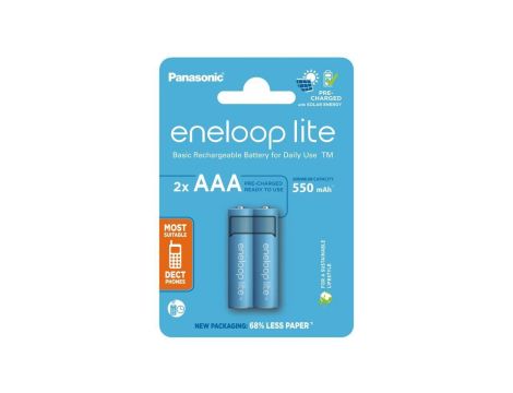 Akumulator NiMH R03 / AAA 550mAh 1,2V Eneloop Lite BK-4LCCE/2BE (2 szt.)