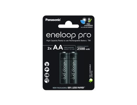 Akumulator NiMH R6 / AA 2500mAh 1,2V Eneloop PRO BK-3HCDE/2BE (2 szt.)