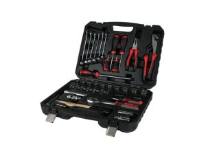 Zestaw narzędzi kluczy nasadowych 1/2 56szt młotek wkrętaki klucz Schmith