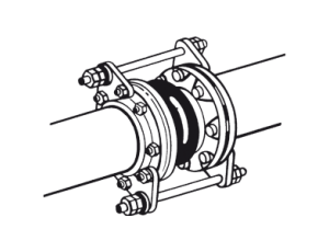 Komplet ograniczników wydłużenia do łącznika ZKB DN300 PN10 Socla