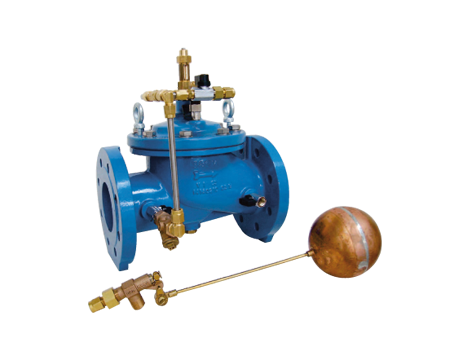 Zawór regulacyjny pływakowy (utrzymuje stały poziom wody w zbiorniku) Typ C701 DN 150 Socla