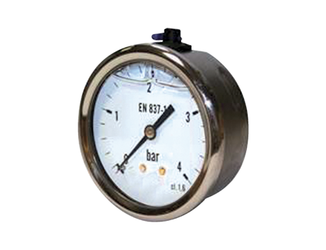 Manometr wskazówkowy gwintowany zewnętrzny z wypełnieniem glicerynowym Typ 312G 1 BAR 1/4" Socla