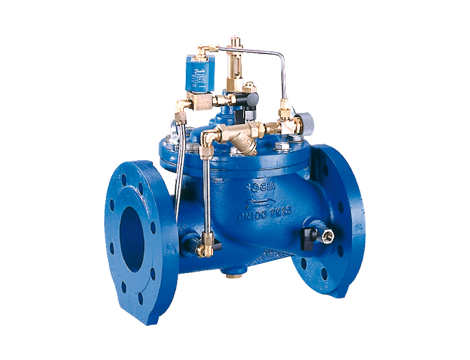 Zawór regulacyjny (zawór odcinający normalnie zamknięty) Typ C801 DN 250 Socla