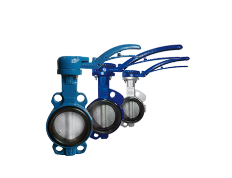 Przepustnica bezkołnierzowa SYLAX-Uranie z napędem ręcznym dźwigniowym dysk AISI316 NBR 16 BAR DN 32/40 Socla