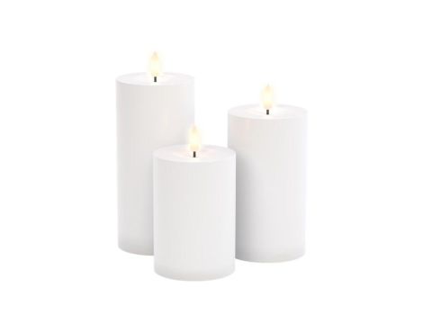 Zestaw 3 świec LED Outdoor