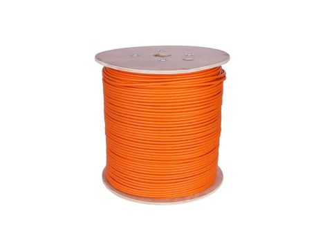 Kabel teleinformatyczny S/FTP kat.7 wewnętrzny Dca LSZH pomarańczowy NEKU /500m/