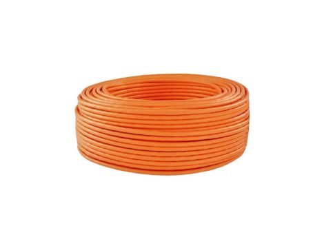 Kabel teleinformatyczny S/FTP kat.7 wewnętrzny Dca LSZH pomarańczowy NEKU /100m/