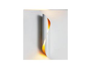 Kinkiet Abigali Drill Biało-Złoty