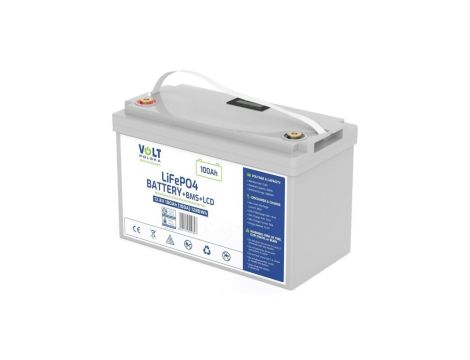 Akumulator LiFePO4 12,8V 100Ah 100A + BMS LCD