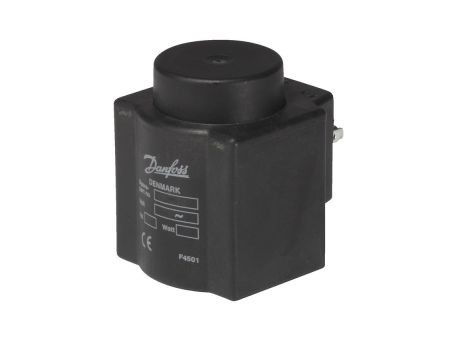 Danfoss Cewka elektromagnetyczna, BQ220BS, Styki płaskie DIN, Napięcie zasilania [V] AC: 220, Produkt pakowany pojedyńczo - 018F4520