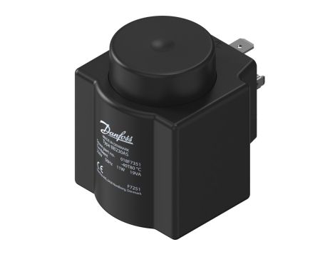 Danfoss Cewka elektromagnetyczna, BN024DS, Styki płaskie DIN, Produkt pakowany pojedyńczo - 018F7398