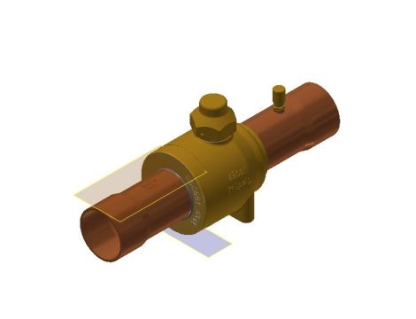 Danfoss Odcinający zawór kulowy, GBC 54s E - 009L9059