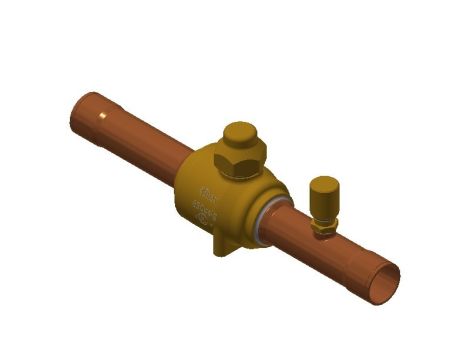 Danfoss Odcinający zawór kulowy, GBC 18s - 009L7564