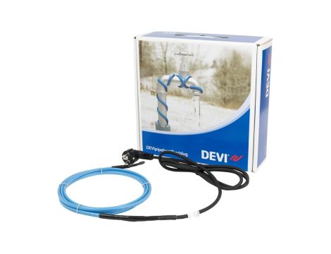 Danfoss Kable grzejne, Zestaw DEVIpipeheat™ z wtyczką, 10W/m@10°C, 19.00 m, Napięcie zasilania [V] AC: 230 - 98300079
