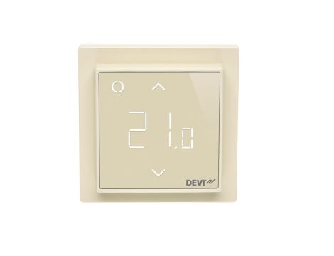 Danfoss Termostaty, DEVIreg™ Smart, kość słoniowa, Typ czujnika: Pomieszczenie + podłoga - 140F1142
