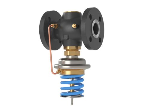 Danfoss AVD, PN 25, DN 50, 25.00 m³/h, 1.00 bar - 5.00 bar, kołnierz, Wersja montażowa: Zasilanie - 003H6661