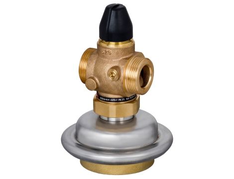 Danfoss AVPB-F, PN 25, DN 15, Natężenie przepływu [m3/h]: 0.07 - 2.40, 0.50 bar - 0.50 bar, Gwint zewnętrzny, G 3/4 A, Wersja montażowa: Powrót - 003H6462