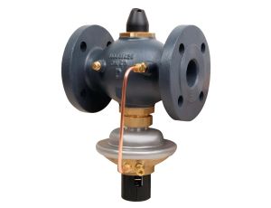 Danfoss AVPQ, PN 25, DN 50, Natężenie przepływu [m3/h]: 0.80 - 15.00, 0.20 bar - 1.00 bar, kołnierz, Wersja montażowa: Powrót - 003H6565