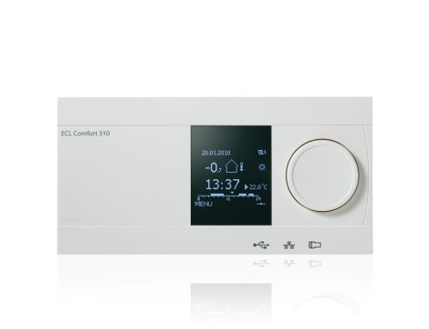 Danfoss ECL Comfort 310, Wyświetlacz LCD z matrycą punktową, Napięcie zasilania [V] AC: 207 - 244 - 087H3040