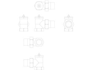 Danfoss RAV, 3.10 m³/h, 0.8 bar, gwint wewnętrzny - 013U0026