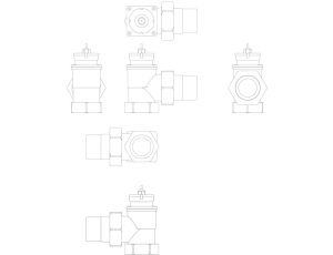 Danfoss RAV, 8.00 m³/h, 0.2 bar, gwint wewnętrzny - 013U0226