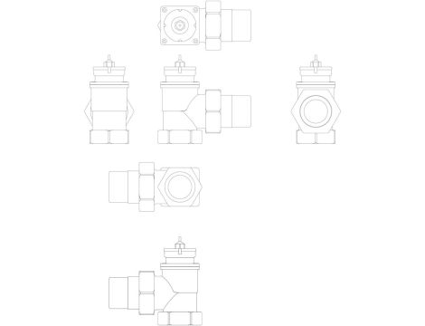 Danfoss RAV, 8.00 m³/h, 0.2 bar, gwint wewnętrzny - 013U0226