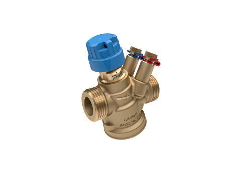 Danfoss AB-QM, DN 20, Wysoki przepływ, Ze złączkami pomiarowymi, Gwint zewnętrzny - 003Z8204