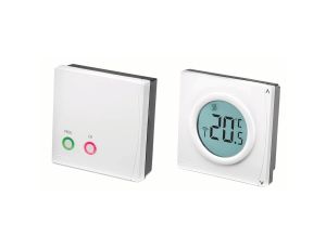 Danfoss RET2000B-RF + RX1-S, Baterie do termostatu + 230V AC do odbiornika - 087N6444