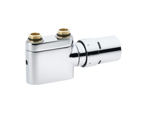 Danfoss Zestawy VHX (X-tra Collection), VHX-DUO, RAX, Prosty, podwójne połączenie 50 mm, Chrom - 013G4276