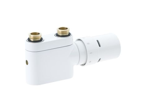 Danfoss Zestawy VHX (X-tra Collection), VHX-DUO, RAX, Prosty, podwójne połączenie 50 mm, Biały RAL 9016 - 013G4278