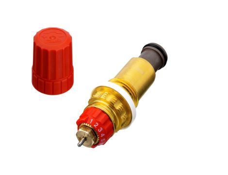 Danfoss Zawory zintegrowane, RA, G 1/2 A, Nastawy wstępne: Tak, Zawartość zestawu: Zawór, nasadka zabezpieczająca - 013G7360