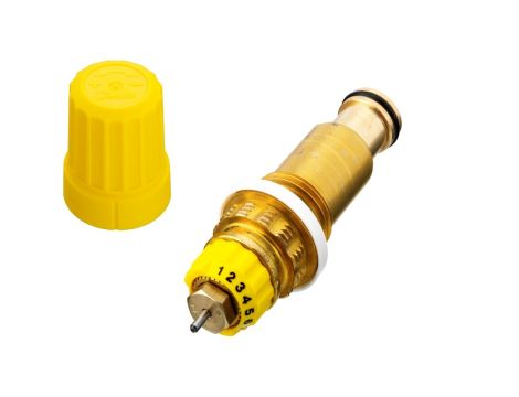 Danfoss Zawory zintegrowane, RA, G 1/2 A, Nastawy wstępne: Tak, Zawartość zestawu: Zawór, nasadka zabezpieczająca - 013G7361