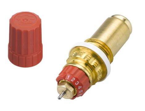 Danfoss Zawory zintegrowane, RA, G 1/2 A, Nastawy wstępne: Tak, Zawartość zestawu: Zawór, nasadka zabezpieczająca - 013G7382